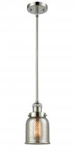 Innovations Lighting 201S-PN-G58 - Bell - 1 Light - 5 inch - Polished Nickel - Stem Hung - Mini Pendant