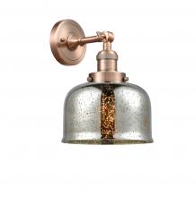 Innovations Lighting 203-AC-G78 - Bell - 1 Light - 8 inch - Antique Copper - Sconce