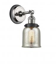  203BP-PNBK-G58 - Bell - 1 Light - 5 inch - Polished Nickel - Sconce