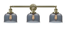 Innovations Lighting 205-AB-G73 - Bell - 3 Light - 32 inch - Antique Brass - Bath Vanity Light