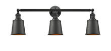 Innovations Lighting 205-OB-M9-OB - Addison - 3 Light - 32 inch - Oil Rubbed Bronze - Bath Vanity Light