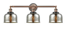  205BP-ACBK-G78 - Bell - 3 Light - 32 inch - Antique Copper - Bath Vanity Light