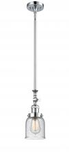  206-PC-G54 - Bell - 1 Light - 5 inch - Polished Chrome - Stem Hung - Mini Pendant