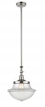 Innovations Lighting 206-PN-G542 - Oxford - 1 Light - 12 inch - Polished Nickel - Stem Hung - Mini Pendant