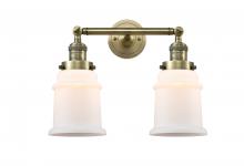  208-AB-G181 - Canton - 2 Light - 17 inch - Antique Brass - Bath Vanity Light