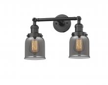 Innovations Lighting 208-OB-G53 - Bell - 2 Light - 16 inch - Oil Rubbed Bronze - Bath Vanity Light