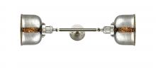  208L-SN-G78 - Bell - 2 Light - 8 inch - Brushed Satin Nickel - Bath Vanity Light