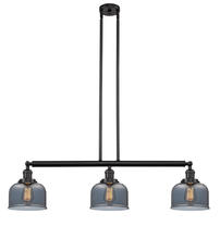 Innovations Lighting 213-OB-G73 - Bell - 3 Light - 41 inch - Oil Rubbed Bronze - Stem Hung - Island Light