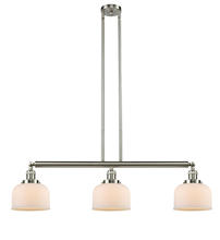 Innovations Lighting 213-SN-G71 - Bell - 3 Light - 41 inch - Brushed Satin Nickel - Stem Hung - Island Light