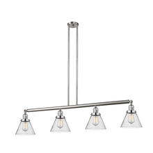 Innovations Lighting 214-SN-G44 - Cone - 4 Light - 52 inch - Brushed Satin Nickel - Stem Hung - Island Light