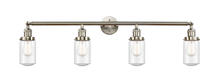 Innovations Lighting 215-SN-G314 - Dover - 4 Light - 43 inch - Brushed Satin Nickel - Bath Vanity Light