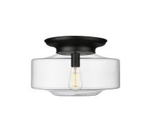 Innovations Lighting 221-1F-BK-G692-16 - Bridgeton - 1 Light - 16 inch - Matte Black - Flush Mount