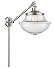  237-SN-G544 - Oxford - 1 Light - 12 inch - Brushed Satin Nickel - Swing Arm