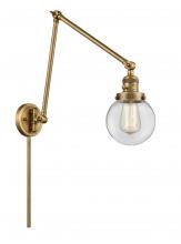  238-BB-G202-6 - Beacon - 1 Light - 6 inch - Brushed Brass - Swing Arm