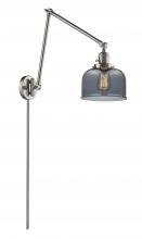 Innovations Lighting 238-SN-G73 - Bell - 1 Light - 8 inch - Brushed Satin Nickel - Swing Arm