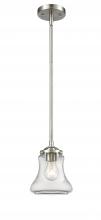  284-1S-SN-G192 - Bellmont - 1 Light - 6 inch - Brushed Satin Nickel - Cord hung - Mini Pendant