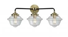  284-3W-BAB-G532 - Oxford - 3 Light - 26 inch - Black Antique Brass - Bath Vanity Light