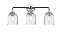  284-3W-BPN-G54 - Bell - 3 Light - 23 inch - Black Polished Nickel - Bath Vanity Light