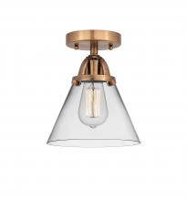 Innovations Lighting 288-1C-AC-G42 - Cone - 1 Light - 8 inch - Antique Copper - Semi-Flush Mount