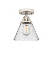 Innovations Lighting 288-1C-PN-G44 - Cone - 1 Light - 8 inch - Polished Nickel - Semi-Flush Mount