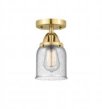  288-1C-SG-G54 - Bell - 1 Light - 5 inch - Satin Gold - Semi-Flush Mount