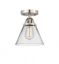 Innovations Lighting 288-1C-SN-G42 - Cone - 1 Light - 8 inch - Brushed Satin Nickel - Semi-Flush Mount