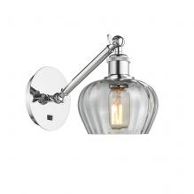  317-1W-PC-G92 - Fenton - 1 Light - 7 inch - Polished Chrome - Sconce