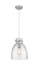 Innovations Lighting 410-1PM-SN-G412-10SDY - Newton Bell - 1 Light - 10 inch - Satin Nickel - Cord hung - Pendant