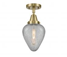 Innovations Lighting 447-1C-AB-G165 - Geneseo - 1 Light - 7 inch - Antique Brass - Flush Mount