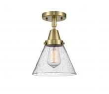 Innovations Lighting 447-1C-AB-G44 - Cone - 1 Light - 8 inch - Antique Brass - Flush Mount