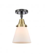 Innovations Lighting 447-1C-BAB-G61 - Cone - 1 Light - 6 inch - Black Antique Brass - Flush Mount