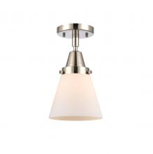 Innovations Lighting 447-1C-PN-G61 - Cone - 1 Light - 6 inch - Polished Nickel - Flush Mount