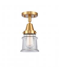 Innovations Lighting 447-1C-SG-G182S - Canton - 1 Light - 6 inch - Satin Gold - Flush Mount