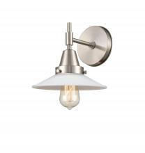 Innovations Lighting 447-1W-SN-G1 - Halophane - 1 Light - 9 inch - Satin Nickel - Sconce