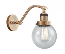 Innovations Lighting 515-1W-BB-G204-6 - Beacon - 1 Light - 6 inch - Brushed Brass - Sconce