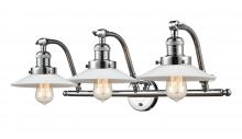 Innovations Lighting 515-3W-PC-G1 - Halophane - 3 Light - 28 inch - Polished Chrome - Bath Vanity Light