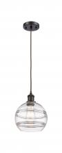 Innovations Lighting 516-1P-OB-G556-8CL - Rochester - 1 Light - 8 inch - Oil Rubbed Bronze - Cord hung - Mini Pendant