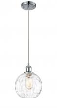 Innovations Lighting 516-1P-PC-G1215-8 - Athens Water Glass - 1 Light - 8 inch - Polished Chrome - Cord hung - Mini Pendant