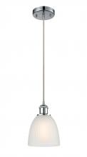 Innovations Lighting 516-1P-PC-G381 - Castile - 1 Light - 6 inch - Polished Chrome - Cord hung - Mini Pendant