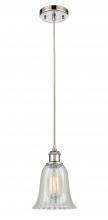  516-1P-PN-G2811 - Hanover - 1 Light - 6 inch - Polished Nickel - Cord hung - Mini Pendant