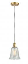  516-1P-SG-G2811 - Hanover - 1 Light - 6 inch - Satin Gold - Cord hung - Mini Pendant