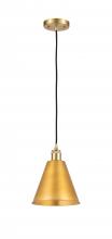 Innovations Lighting 516-1P-SG-MBC-8-SG - Berkshire - 1 Light - 8 inch - Satin Gold - Cord hung - Mini Pendant