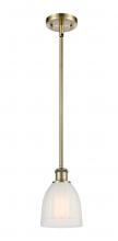  516-1S-AB-G441 - Brookfield - 1 Light - 6 inch - Antique Brass - Mini Pendant