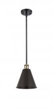 Innovations Lighting 516-1S-BAB-MBC-8-BK - Berkshire - 1 Light - 8 inch - Black Antique Brass - Pendant