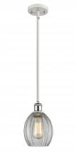 Innovations Lighting 516-1S-WPC-G82 - Eaton - 1 Light - 6 inch - White Polished Chrome - Mini Pendant