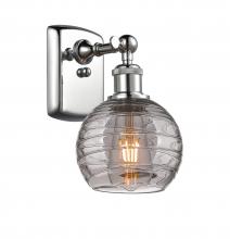 Innovations Lighting 516-1W-PC-G1213-6SM - Athens Deco Swirl - 1 Light - 6 inch - Polished Chrome - Sconce