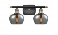 Innovations Lighting 516-2W-BAB-G93 - Fenton - 2 Light - 17 inch - Black Antique Brass - Bath Vanity Light