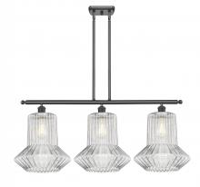 Innovations Lighting 516-3I-BK-G212 - Springwater - 3 Light - 39 inch - Matte Black - Cord hung - Island Light