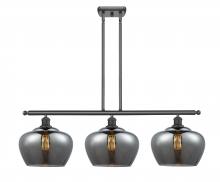 Innovations Lighting 516-3I-BK-G93-L - Fenton - 3 Light - 38 inch - Matte Black - Cord hung - Island Light