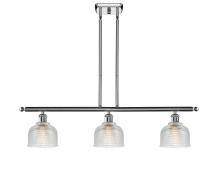  516-3I-PC-G412 - Dayton - 3 Light - 36 inch - Polished Chrome - Cord hung - Island Light